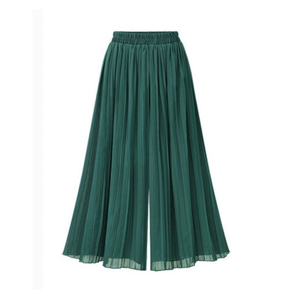 Élise Fluid and Elegant Pleated Palazzo Pants