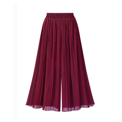 Élise Fluid and Elegant Pleated Palazzo Pants