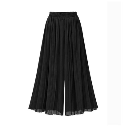 Élise Fluid and Elegant Pleated Palazzo Pants