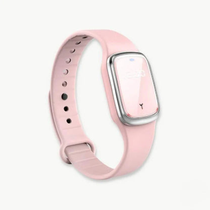 Bracelet Anti-Moustiques à Ultrasons Rechargeable avec Écran LED pour Extérieur
