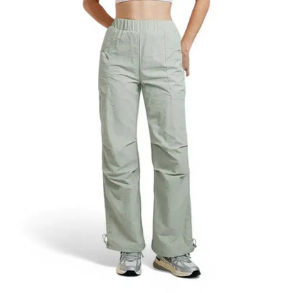 Pantalon de Randonnée Femme en Nylon Taslon Léger 230 g, Coupe Cargo Anti-UV avec Poches