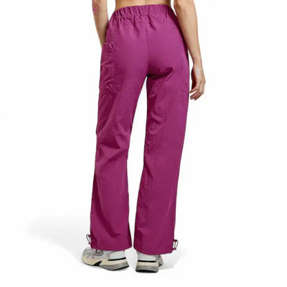 Pantalon de Randonnée Femme en Nylon Taslon Léger 230 g, Coupe Cargo Anti-UV avec Poches