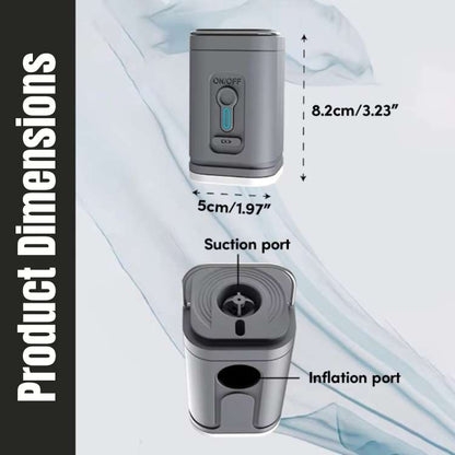 Pompe à Air Électrique Rechargeable pour Matelas Gonflable avec Lampe LED
