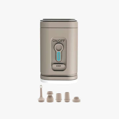 Pompe à Air Électrique Rechargeable pour Matelas Gonflable avec Lampe LED