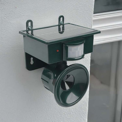 Répulsif Ultrason Solaire à Détecteur de Mouvement pour Oiseaux et Nuisibles