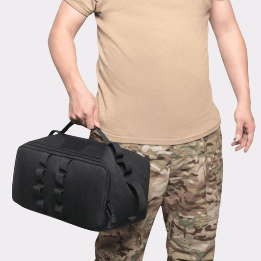 Heavy-Duty Nylon Camping Storage Bag with Double Handle and Tie-Down Loops