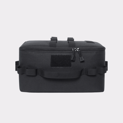 Sac de Rangement Camping en Nylon Résistant, Compartiments avec Double Poignée et Passants d'Arrimage