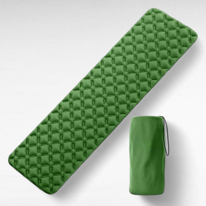 Matelas Gonflable de Camping Ultra-Léger, Structure Alvéolée Ergonomique avec Housse Compacte