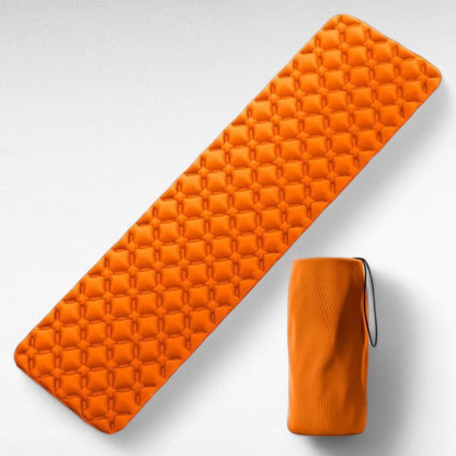 Matelas Gonflable de Camping Ultra-Léger, Structure Alvéolée Ergonomique avec Housse Compacte