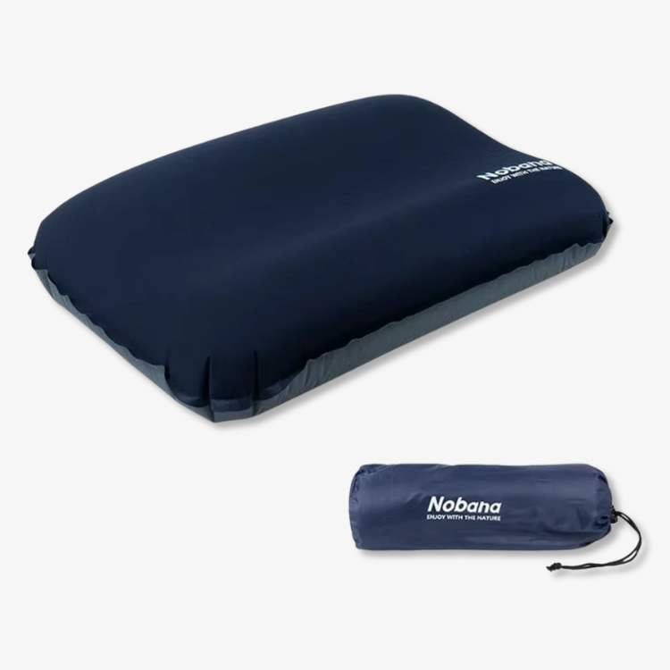 Oreiller de Camping Gonflable Ultraléger et Ergonomique pour Randonnée et Voyage