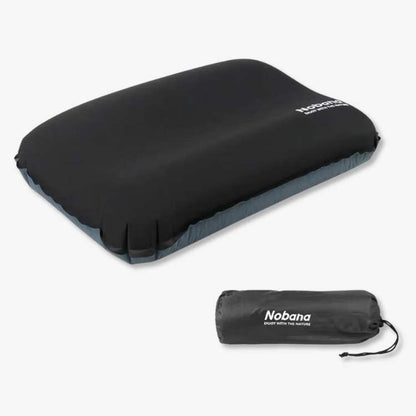Oreiller de Camping Gonflable Ultraléger et Ergonomique pour Randonnée et Voyage