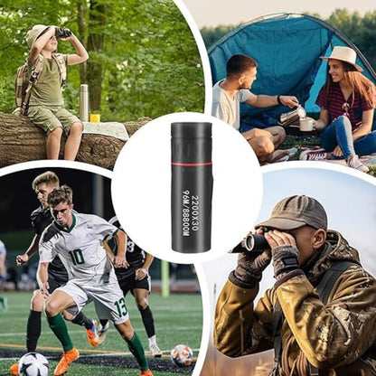 Monoculaire Compact HD pour Smartphone, Léger avec Clip de Fixation et Prise Antidérapante