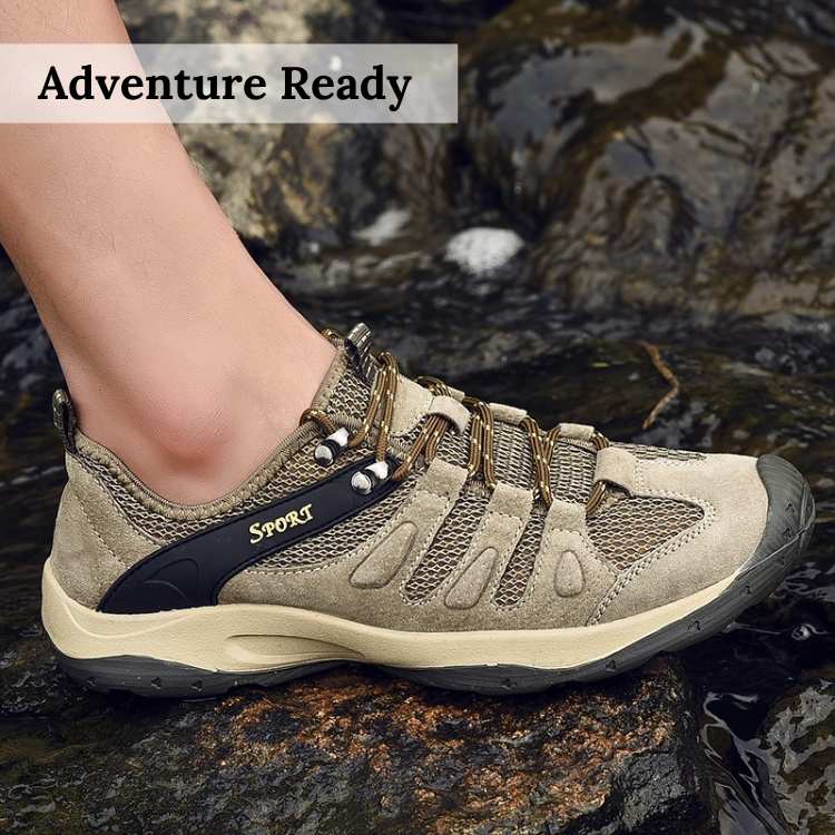 Chaussures de Randonnée Tout-Terrain Femme Respirantes et Antidérapantes